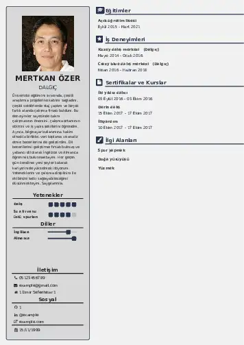 Dalgıç CV Örnekleri cv indir